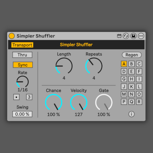 Simpler Shuffler MIDI Device
